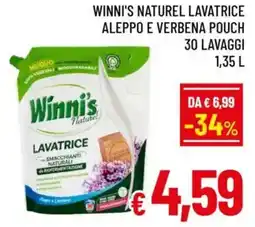 A&O Winni's naturel lavatrice aleppo e verbena pouch offerta