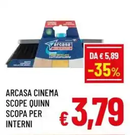A&O Arcasa cinema scope quinn scopa per interni offerta