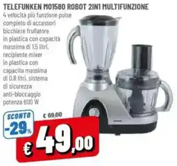 A&O TELEFUNKEN MO1580 ROBOT 2IN1 MULTIFUNZIONE offerta