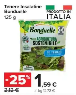 Carrefour TENERE INSALATINE BONDUELLE offerta