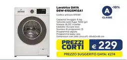 Esselunga Lavatrice DAYA DSW-61025M15A1 offerta