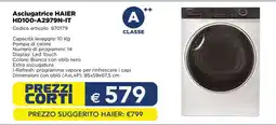Esselunga Asciugatrice HAIER HD100-A2979N-IT offerta