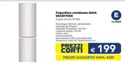 Esselunga Frigorifero combinato DAYA DSCB170XE offerta