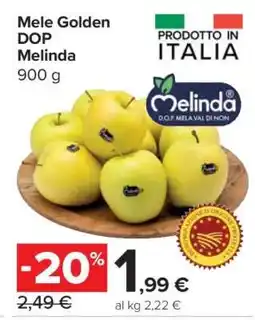 Carrefour MELE GOLDEN DOP MELINDA offerta