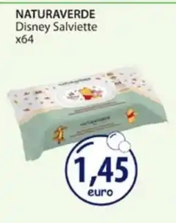 Acqua & Sapone NATURAVERDE Disney Salviette x64 offerta