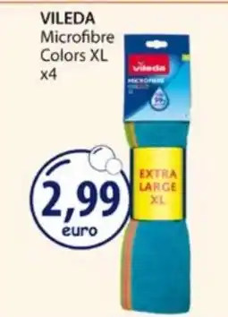 Acqua & Sapone VILEDA Microfibre Colors XL x4 offerta