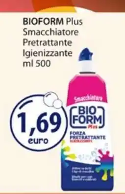 Acqua & Sapone BIOFORM Plus Smacchiatore Prettrattante Igienizzante ml 500 offerta