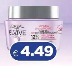 Acqua & Sapone L'Oreal Paris Elvive Hydra [Hyaluronic] Maschera offerta