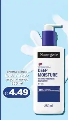 Acqua & Sapone Neutrogena Deep Moisture Body Lotion offerta