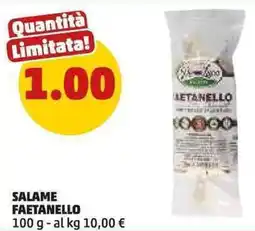 PENNY Salame faetanello offerta