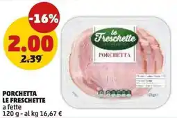 PENNY Porchetta LE FRESCHETTE offerta