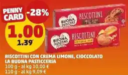 PENNY Biscottini con crema limone, cioccolato la buona pasticceria offerta