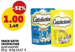 PENNY Snack gatto CATISFACTION offerta