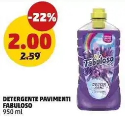 PENNY Detergente pavimenti FABULOSO offerta