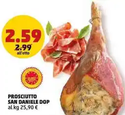 PENNY Prosciutto san daniele dop offerta