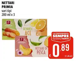 Tigros Nettari PRIMIA offerta