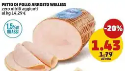 PENNY Petto di pollo arrosto welless offerta