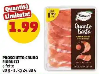 PENNY Prosciutto crudo FIORUCCI offerta