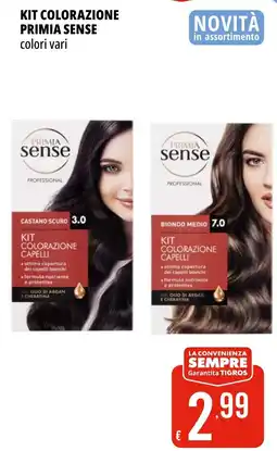 Tigros Kit colorazione PRIMIA SENSE offerta