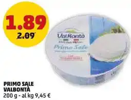 PENNY Primo sale VALBONTÀ offerta
