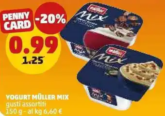 PENNY YOGURT MÜLLER MIX offerta