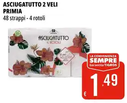 Tigros Asciugatutto 2 veli PRIMIA offerta
