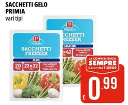Tigros Sacchetti gelo PRIMIA offerta