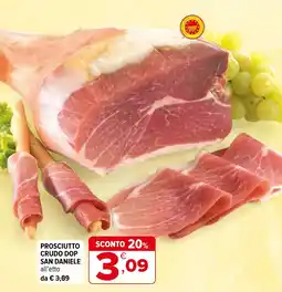 Iperal Prosciutto crudo dop san daniele offerta