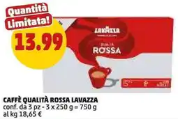PENNY Caffè qualità rossa LAVAZZA offerta