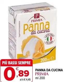 Iperal Panna da cucina PRIMIA offerta