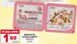 Iperal Prosciutto cotto a cubetti PRIMIA offerta