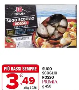 Iperal Sugo scoglio rosso PRIMIA offerta