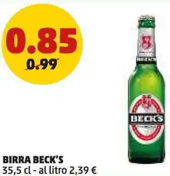 PENNY Birra BECK'S offerta