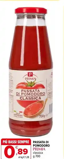 Iperal Passata di pomodoro primia classica offerta