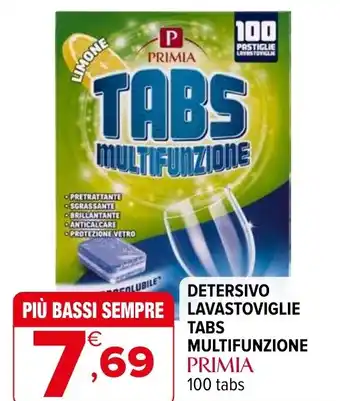 Iperal Detersivo lavastoviglie tabs multifunzione PRIMIA offerta