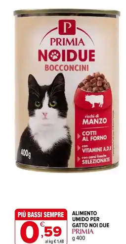 Iperal Alimento umido per gatto NOI DUE PRIMIA offerta