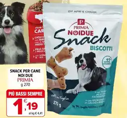 Iperal Snack per cane NOI DUE PRIMIA offerta