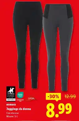 Lidl esmara Jeggings da donna offerta