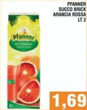 Bitar Pfanner succo brick arancia rossa offerta