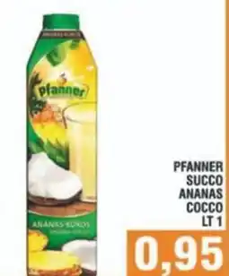 Bitar Pfanner succo ananas cocco offerta