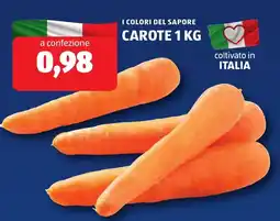ALDI I colori del sapore carote offerta