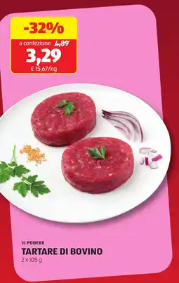 ALDI Il podere tartare di bovino offerta
