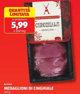 ALDI Alpika medaglioni di cinghiale offerta