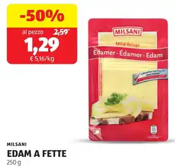 ALDI Milsani edam a fette offerta