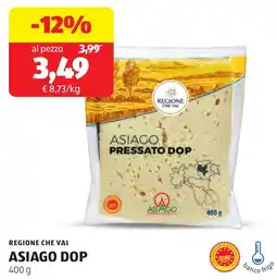 ALDI Regione che vai asiago DOP offerta