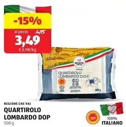 ALDI Regione che vai quartirolo lombardo D.O.P. offerta