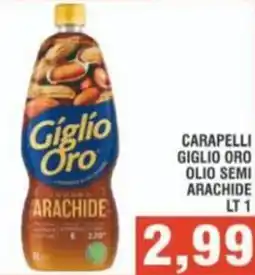 Bitar Carapelli giglio oro olio semi arachide offerta