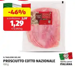 ALDI Il tagliere del re prosciutto cotto nazionale offerta