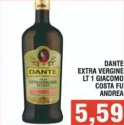 Bitar Dante extra vergine giacomo costa fu andrea offerta