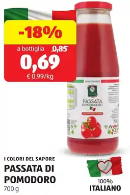 ALDI I colori del sapore passata di pomodoro offerta